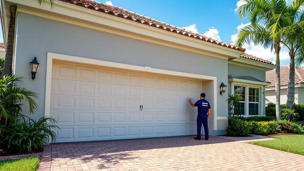 Garage door repair in Rolling Hills, Davie FL